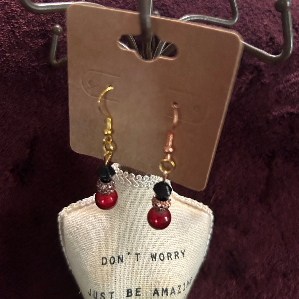 Handmade earrings.